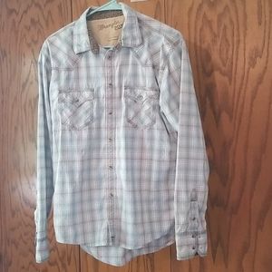 Men's Large Wrangler 20x button up